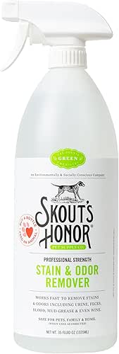SKOUT'S HONOR Pet Stain and Odor Remover - Powerful Cleaner