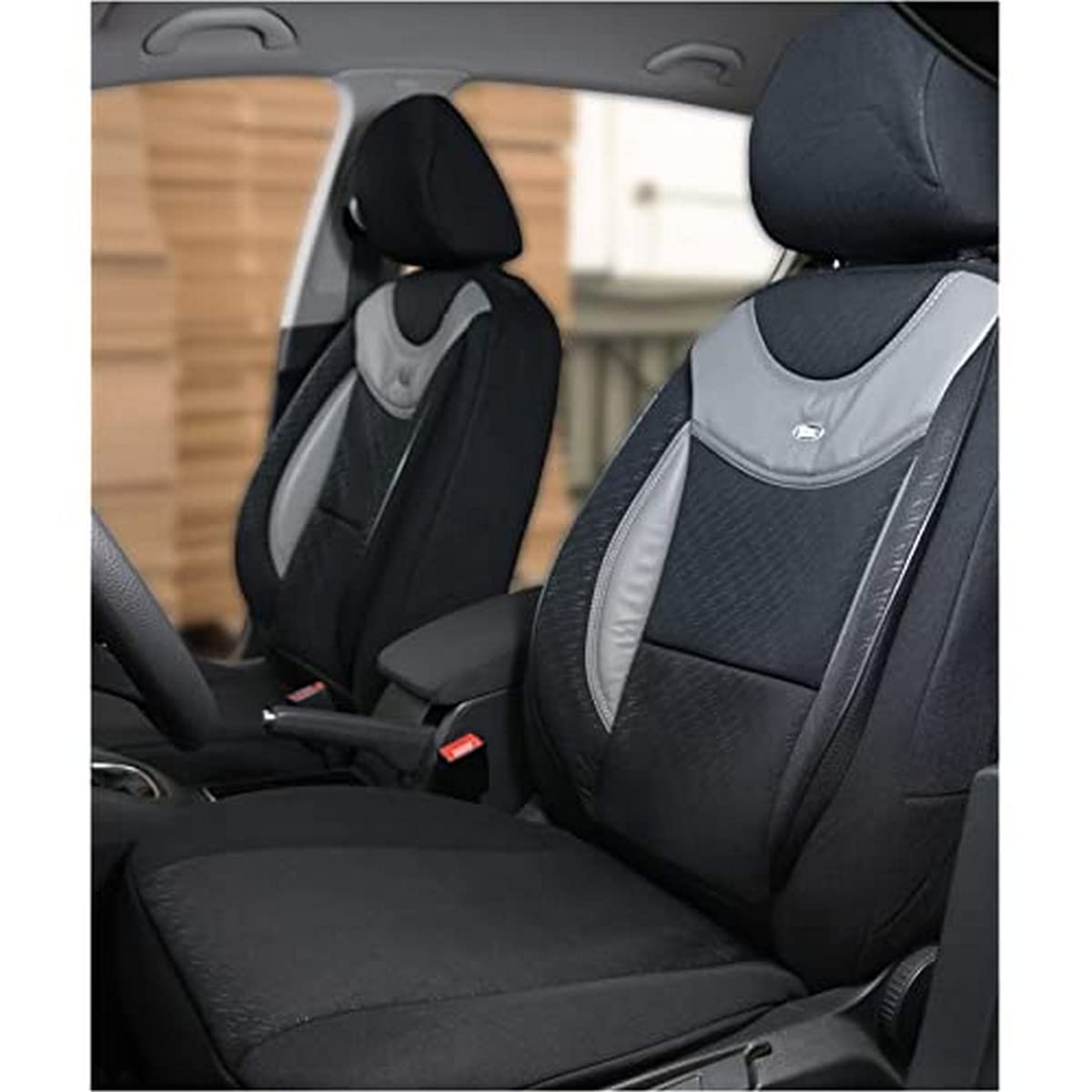 Bremer Sitzbezüge Schwarz/Grau G101 Fundas De Asiento Compatibles Con Mitsubishi Asx Para Conductor Y Pasajero A Partir De 2010, Número De Color: G101.