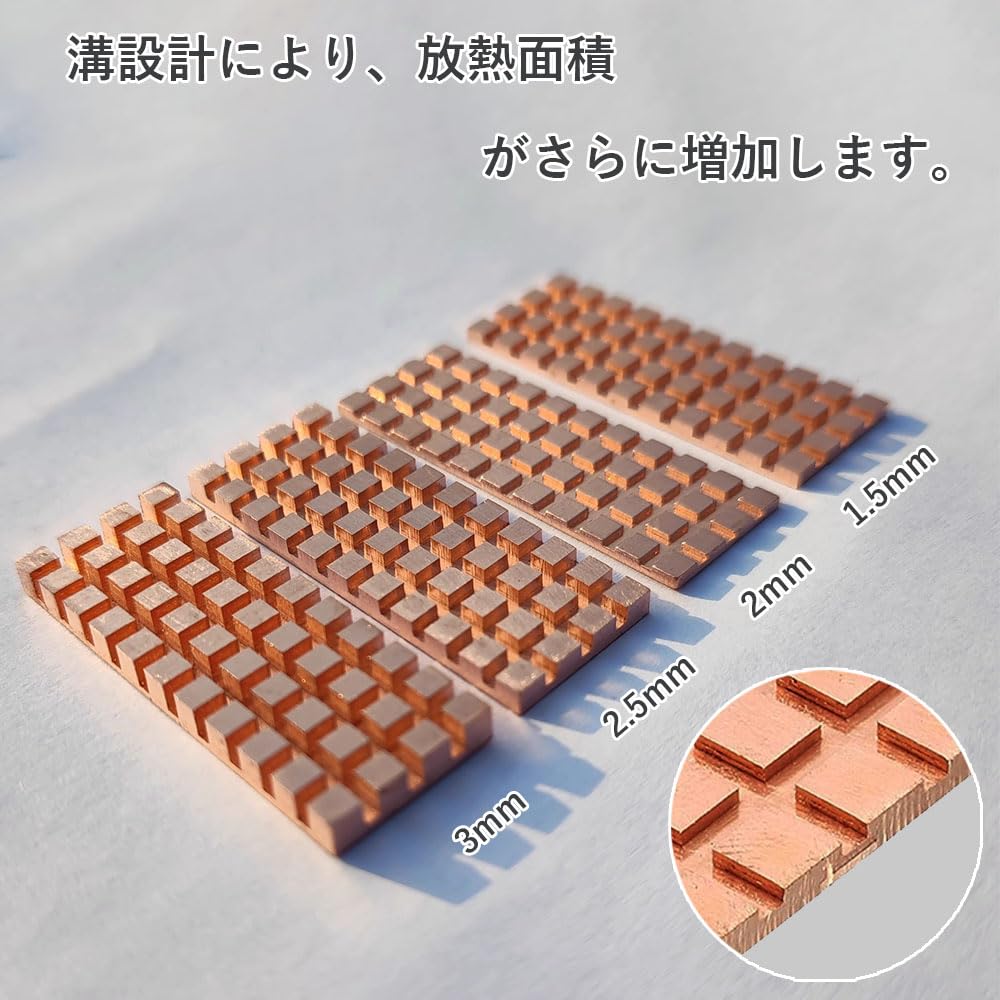 モジュール　高性能ヒートシンクファン放熱シート スマホ冷却シート 貼るだけ冷却 薄さ1.5mm スマートフォン 放熱