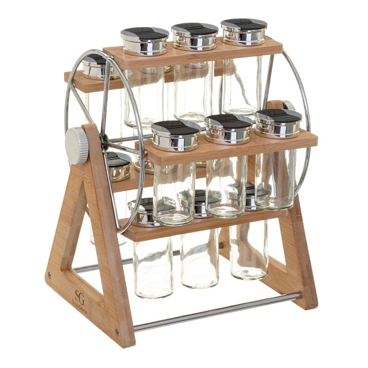 SG Secret de Gourmet Five Gewürztopf 15 + Halterung für Rad