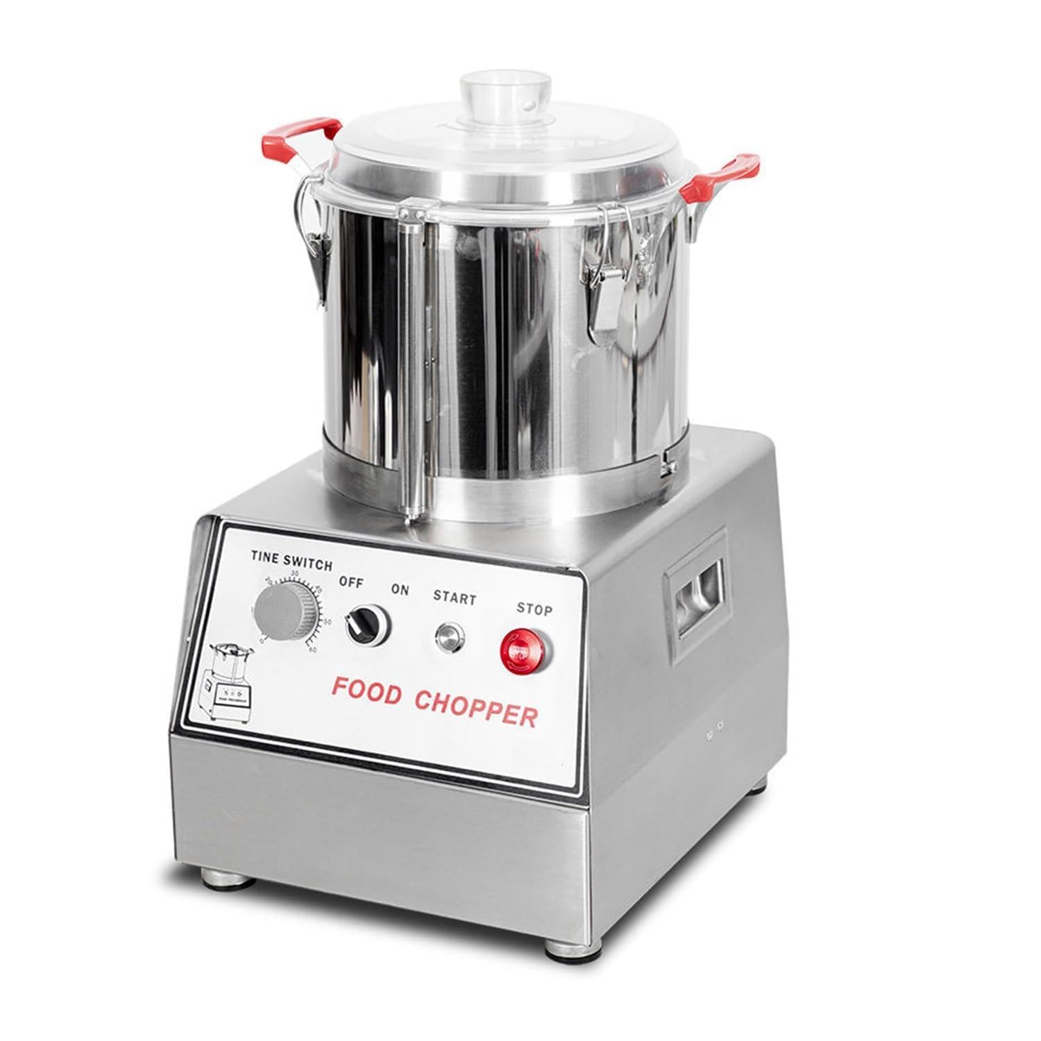 15L Commercial Food Processor - Meat Grinder,1400RPM,Stainless Steel Vegetable Chopper,Multifunctional Meat Grinder,S-Shaped Blade for Vegetables and Fruits,Food Preparation,Restaurant, Hotel 7L