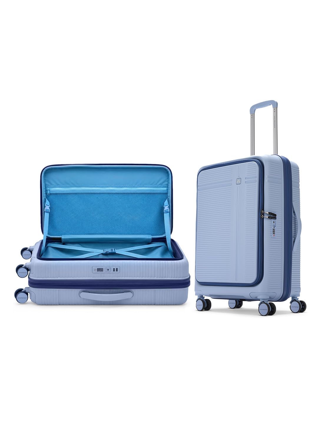 Aristocrat Solana Check-in Trolley Bag 65cm | Medium | Hard Luggage | 