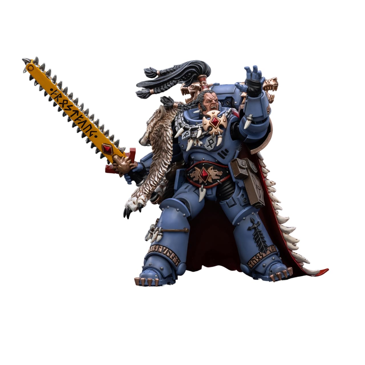 JOYTOY Warhammer 40,000 1/18 Action Figure Space Wolves Ragnar Blackmane Collection Model Birthday Gift