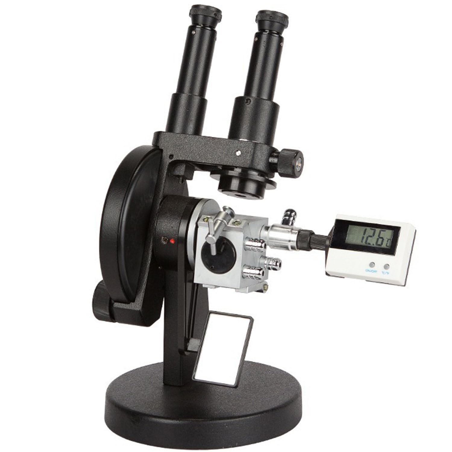 Qiang Im Labor Verwendetes Digitales Abbe-Refraktometer Fernglas Automatische Optische Instrumente, Brechungsindex Nd 1,3000-1,7000,Brix 0–95%,0,0003 Genauigkeit Mit Thermometer