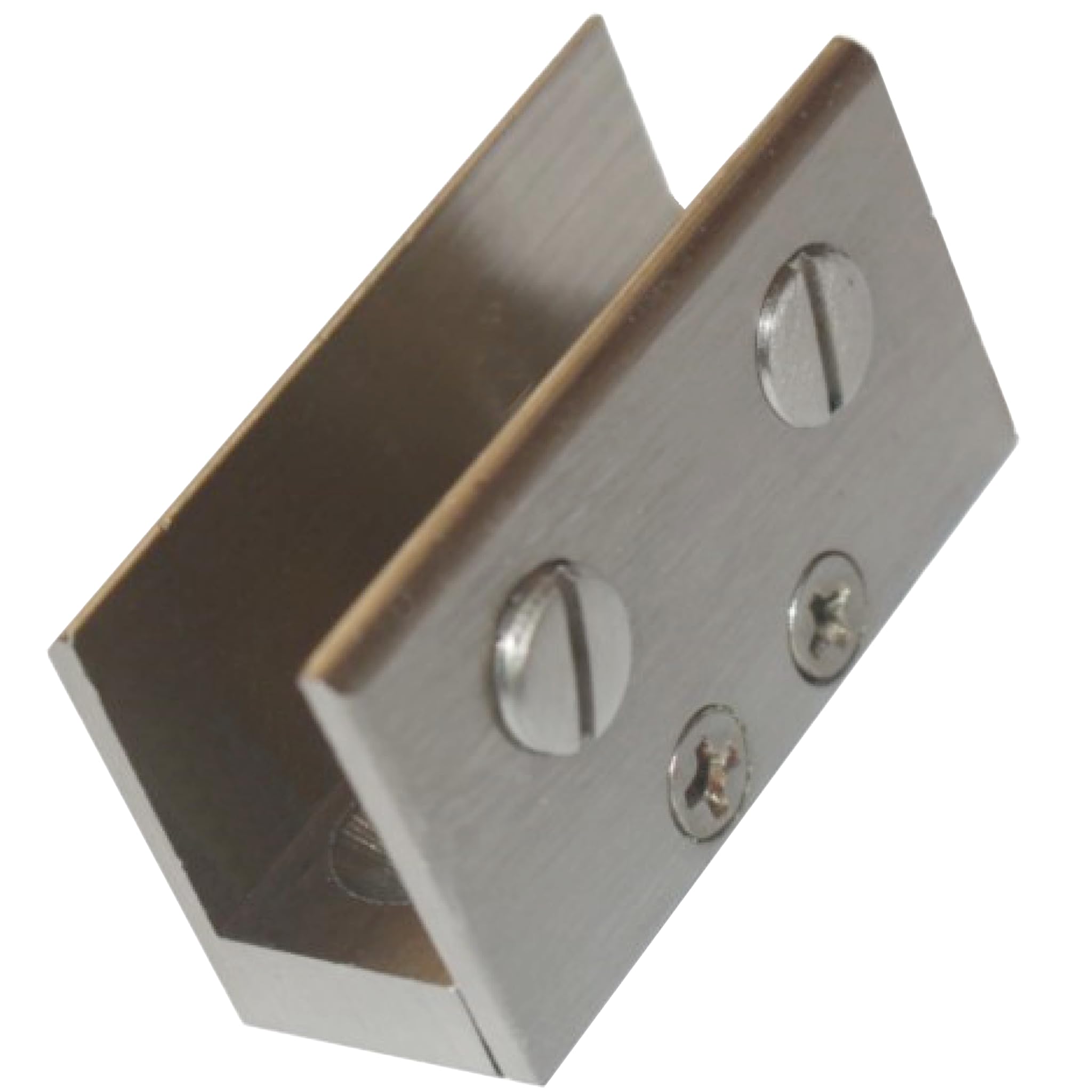 Rectangular Shape Glass Clip Clamp Bracket/U Bracket of Brass (for 6mm Glass-Foldable, Pack of 4)-image-49