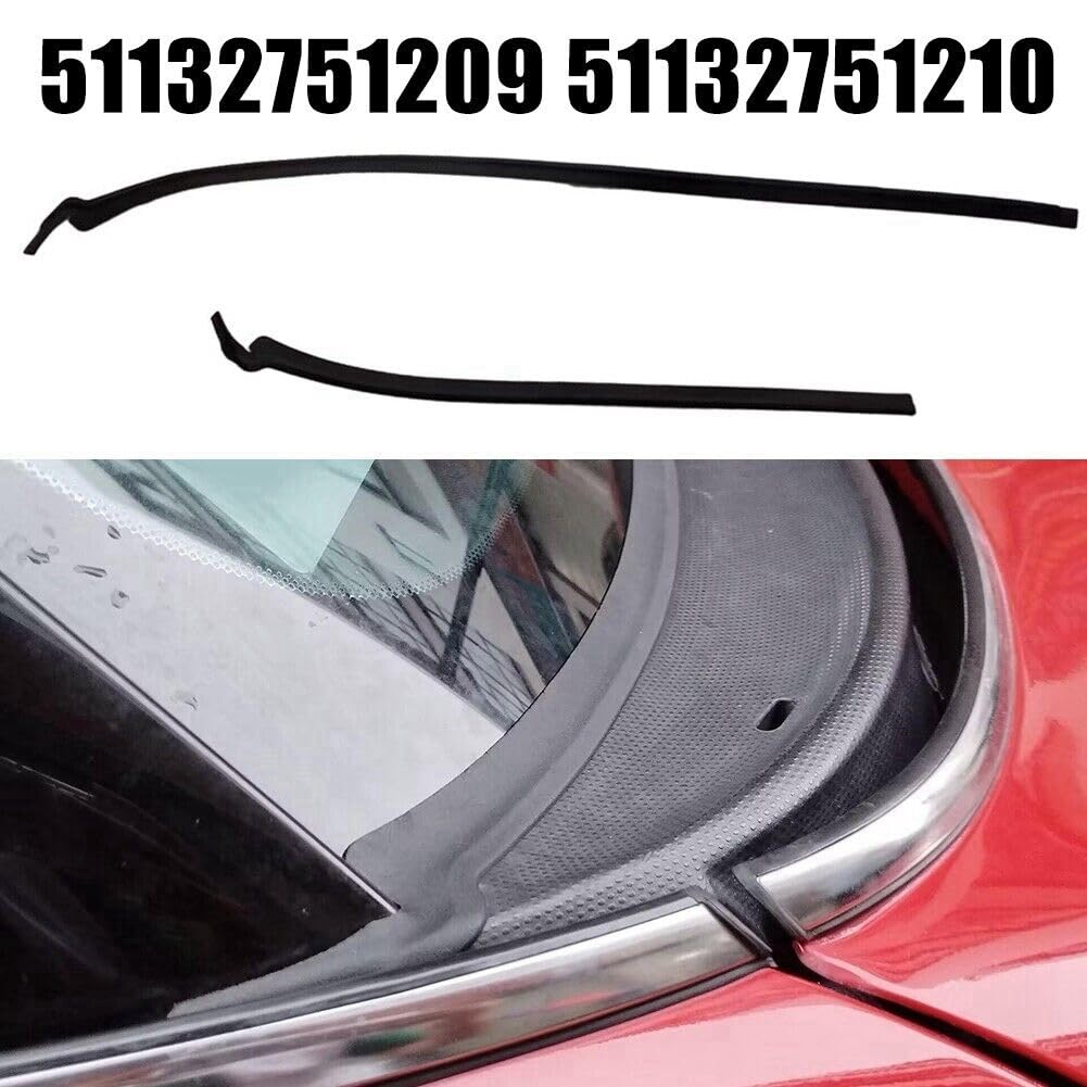 Joint de Capot D'Essuie-Glace pour Mini R55 2007-2015 pour Mini R56 R57 2006-2015 51132751209 51132751210 Pièces de Rechange Automobiles
