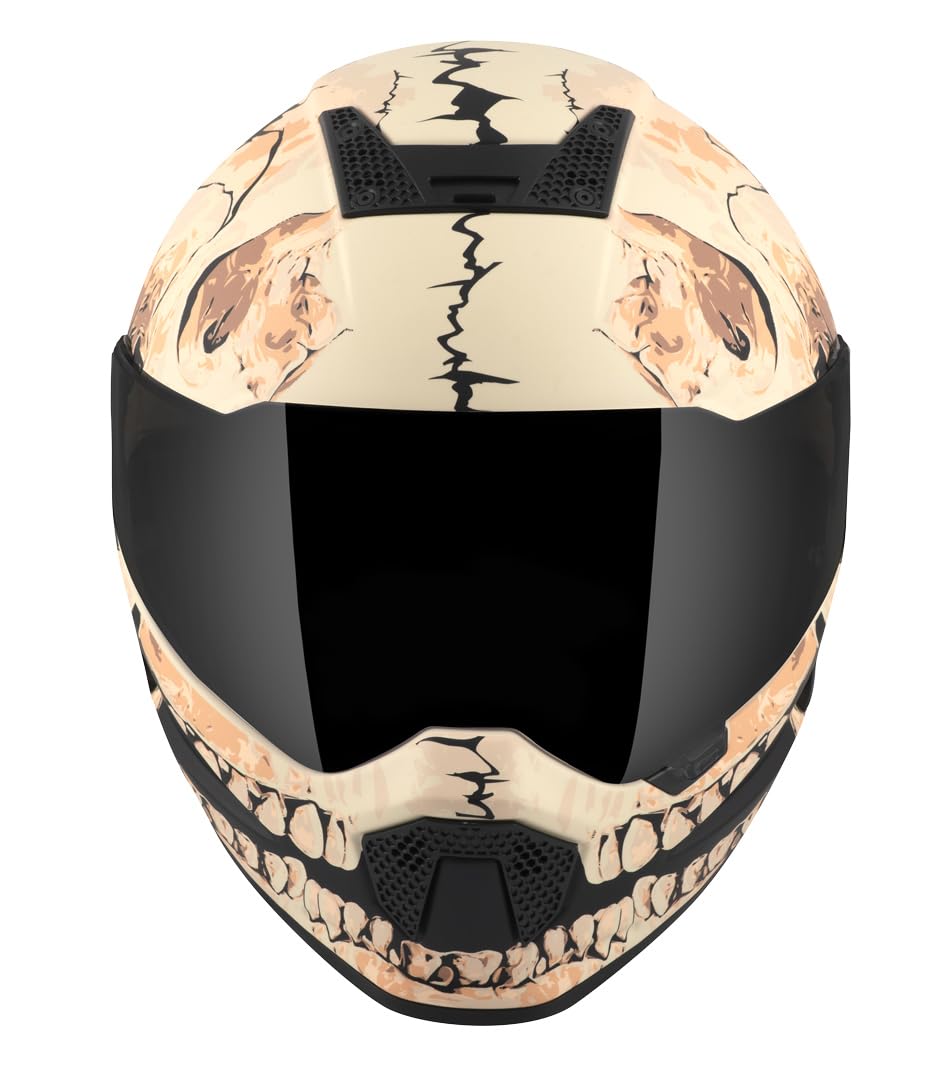 Bogotto Rapto Skull Helm, Sand, L | Beschlaghemmend