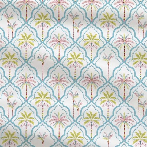 Image of MYTRIDENT Soft Comfort Comforter, 100% Cotton Cover, 200 GSM Fiber Filled Comforter, 88 Inches x 104 Inches, King Size Comforter, Printed, AC Blanket, Reversible - Fiona