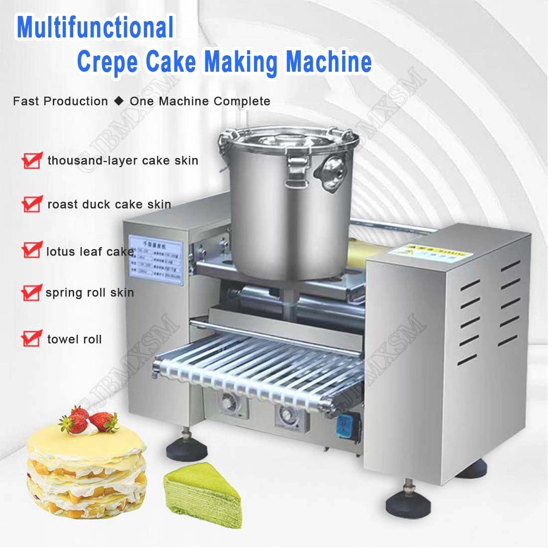 Macchina automatica della torta di crepe per la cottura professionale e la preparazione di dessert