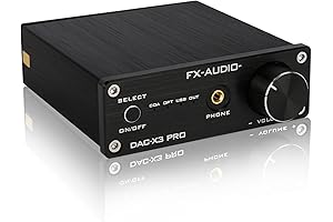 FX-Audio DAC-X3PRO: HiFi Headphone Amplifier, USB DAC & Decoder