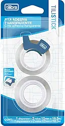 Tilibra - Fita Adesiva Transparente 12mm x 18m