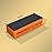 Morary 12-Pack Nail Buffer Block for Natural Nails 100/180/240 Grit 3 Sided (Orange Black)