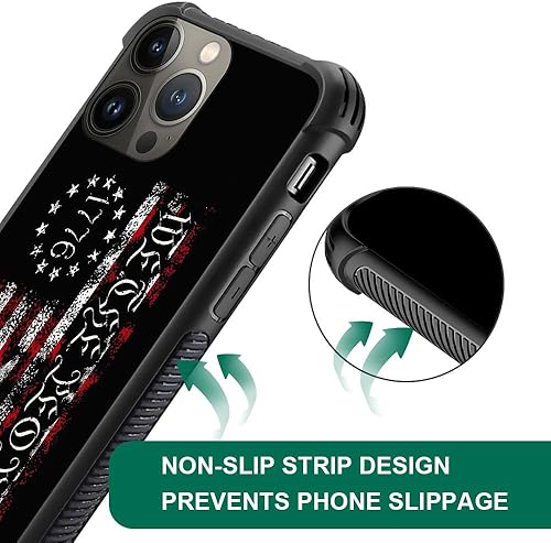 Miniatura 4 de DAIZAG Funda compatible con iPhone 15 Pro, Classic American Flag 1776 We The People funda para iPhone 15 Pro fundas para hombre y mujer, protección