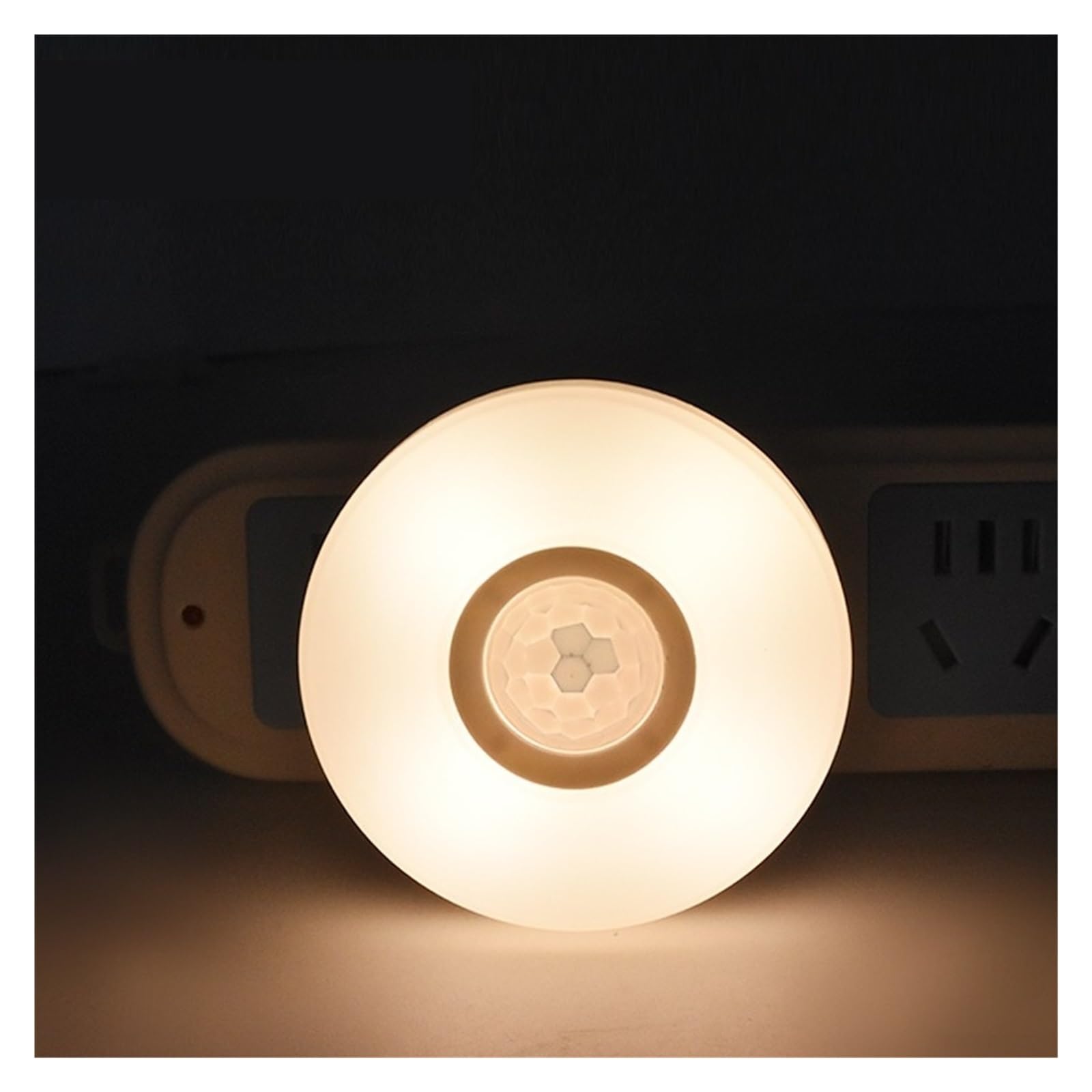 Oświetlenie Pod Szafką Inteligentna Lampka Nocna LED Z Czujnikiem Ruchu Światło Do Sypialni Wnętrza Domu Salon Schody Szafa Toaleta WC Kinkiet(PIR motion sensor)