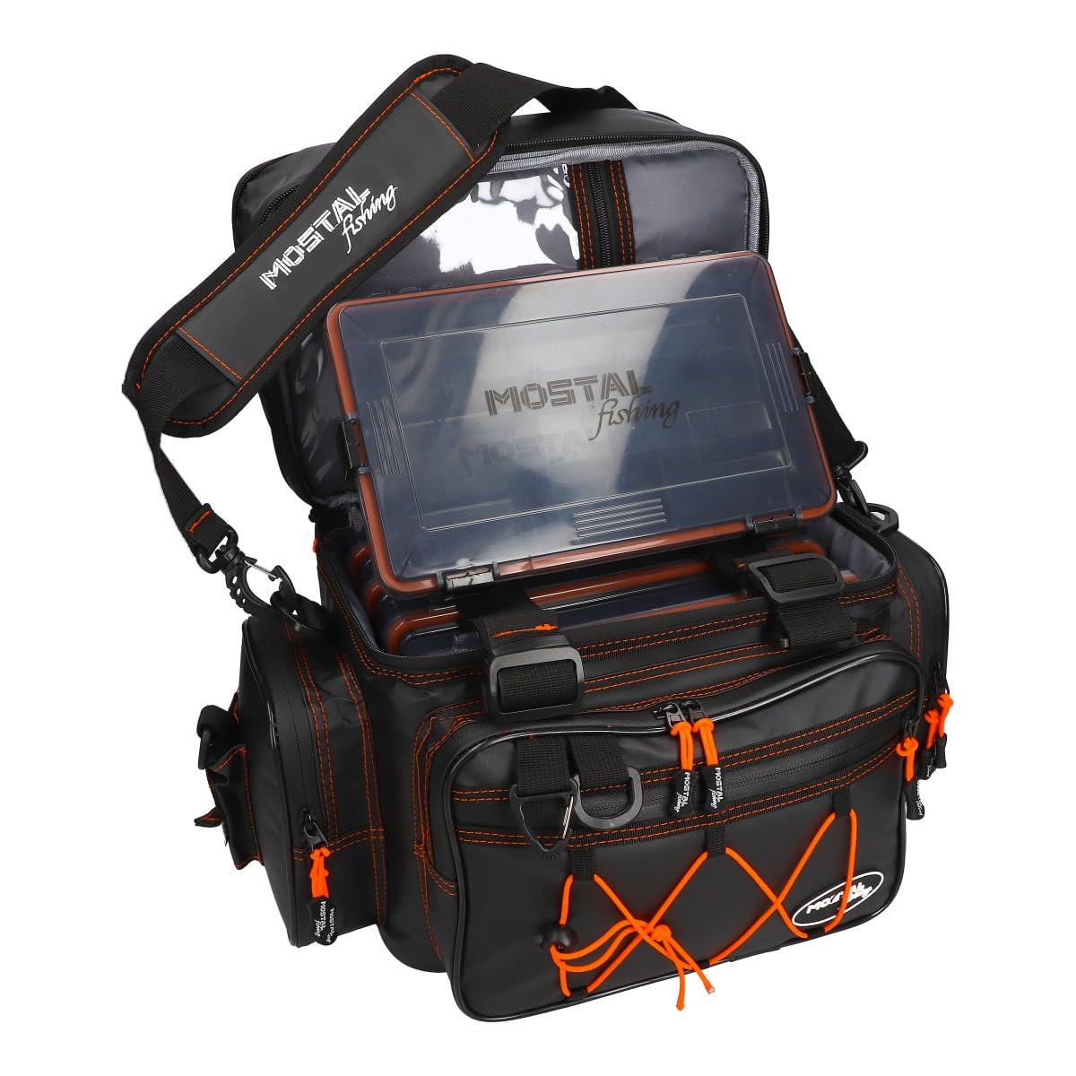 Anglertasche Taipan 715 wasserdichte Angeltasche mit 4 Boxen