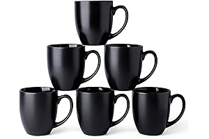 AmorArc Black Coffee Mugs: The Epitome of Sophistication for Your Caffeine Cravings