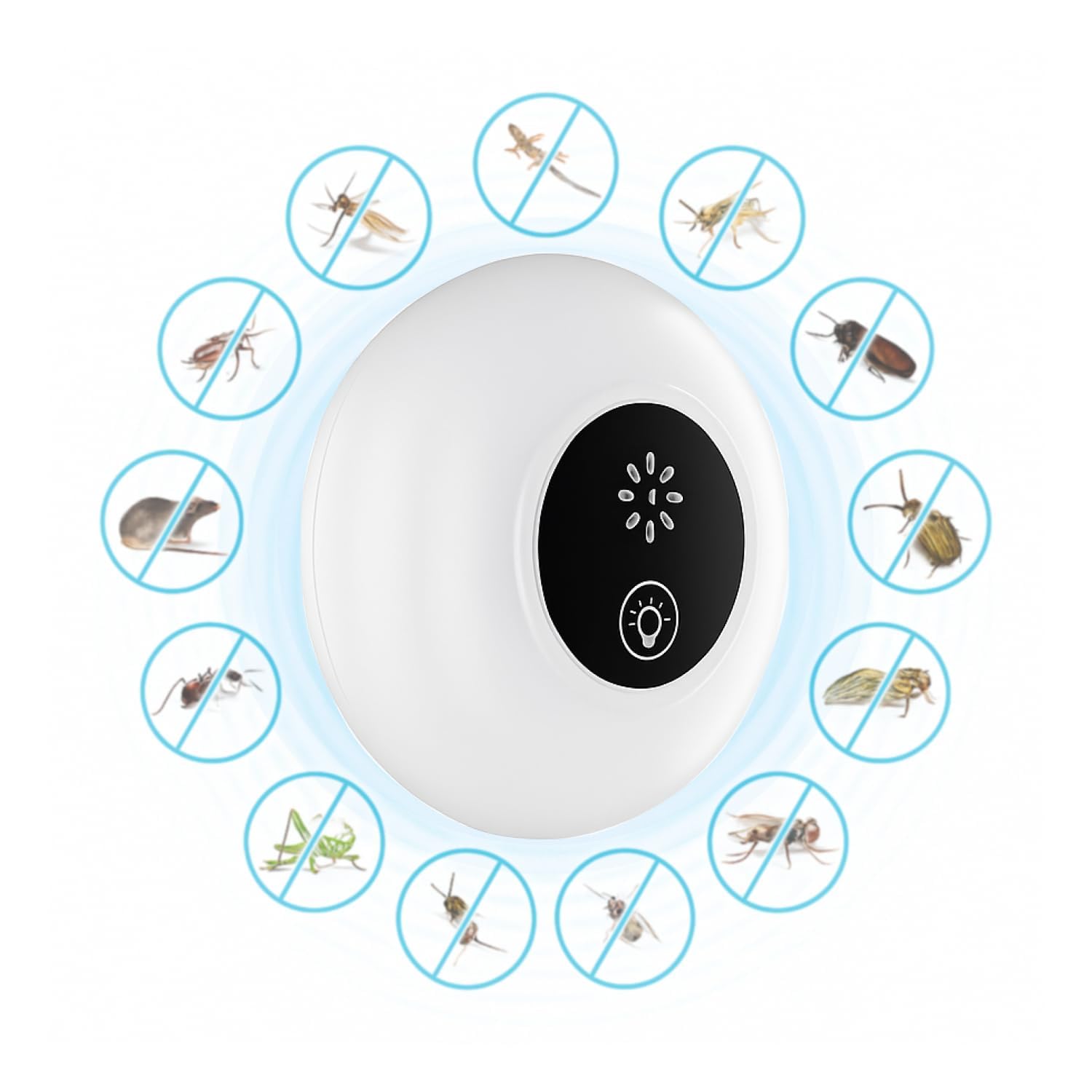 VENZISA Ultrasonic Electric Pest Repeller, Mouse Repellent, Rodent Repellent, Mice Repellent Plug-ins, Mouse Deterrent, Mosquito Repellent Indoors, Pest Defense for Insect,Spider etc