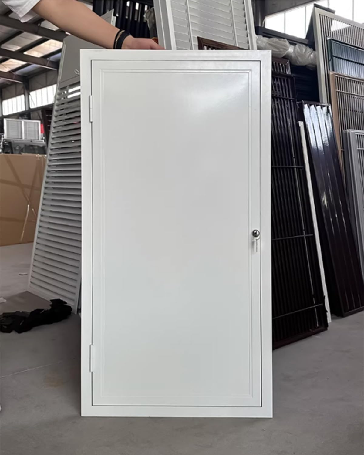 Aluminum Access Panel for Drywall 12x12 14x36 16x16 18x36 32x36 36x36 in, Wall Ceiling Access Door Hatch Lockable, Attic Plumbing Wall Hole Cover(38x40in(95x100cm))