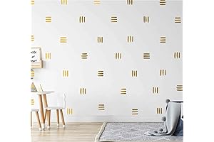 Gold Wall Decals Peel and Stick: Elevate Your Décor with a Touch of Modern Elegance