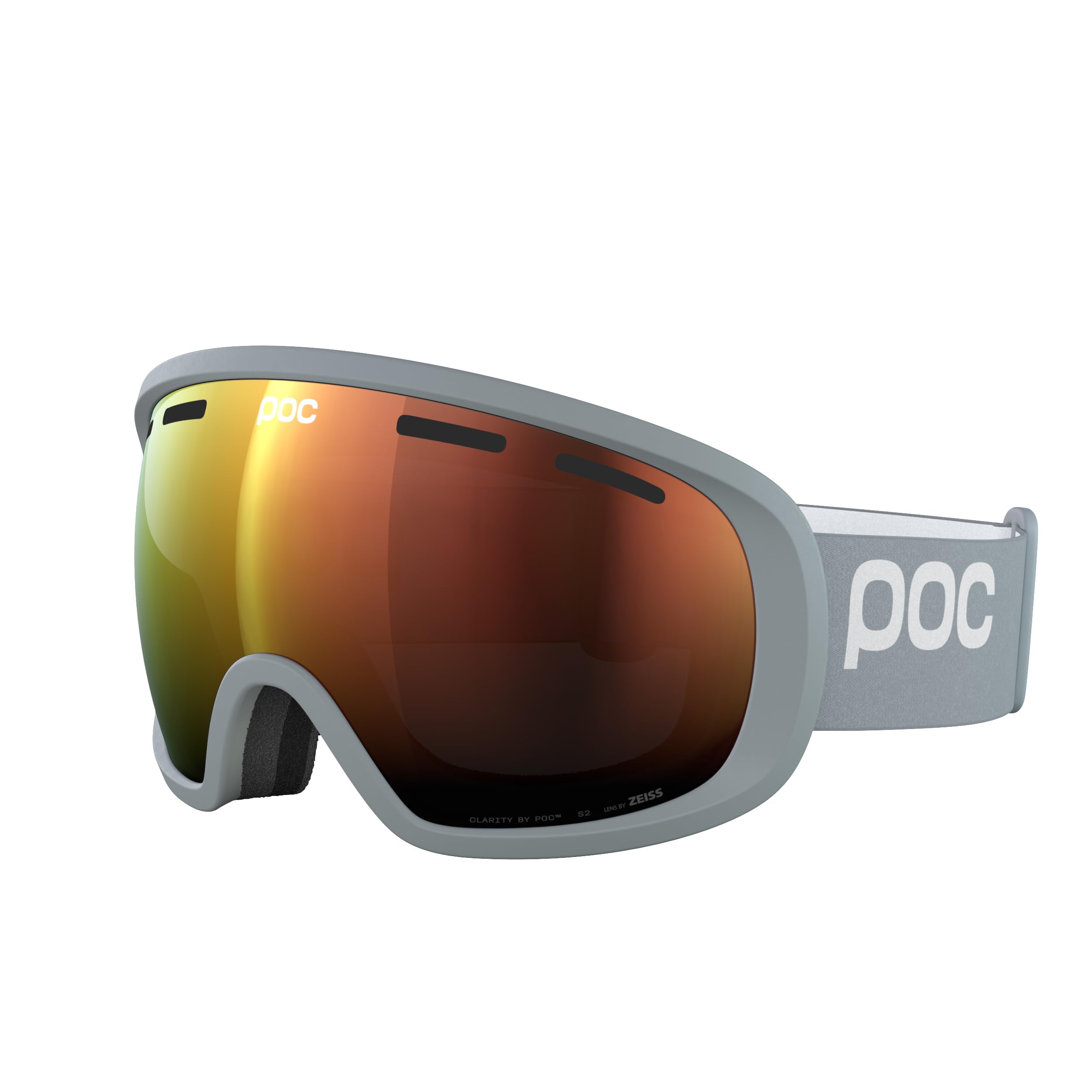 POC Fovea, Uranium Black/Partly Sunny Orange