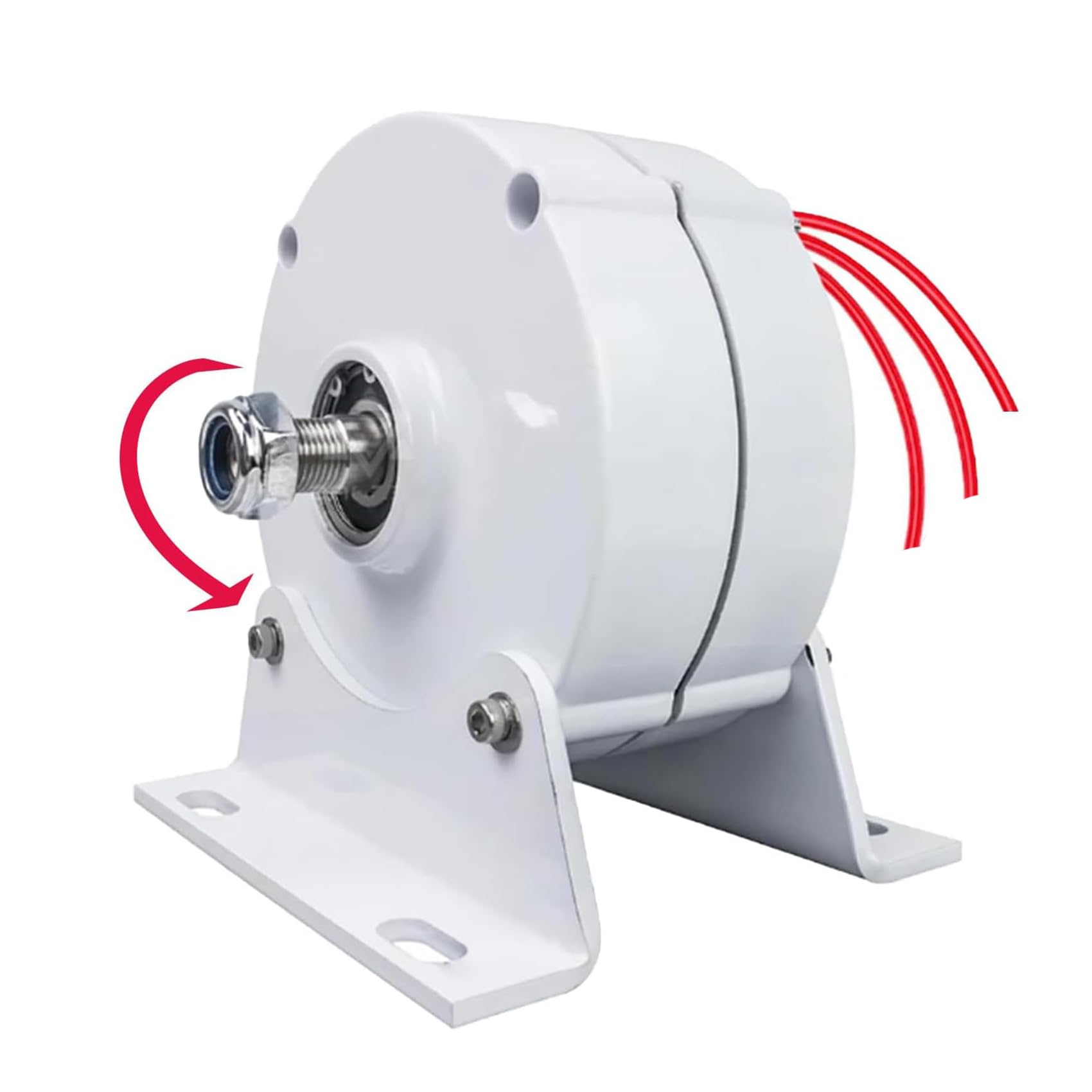9500 W Generator Magnesów Permentacyjny bez przekładni, 12 V 24 V 48 V 3 Faza Bez przekładni Alternatory Magnesów AC Turbina wiatrowa odpowiednia do różnych scenariuszy