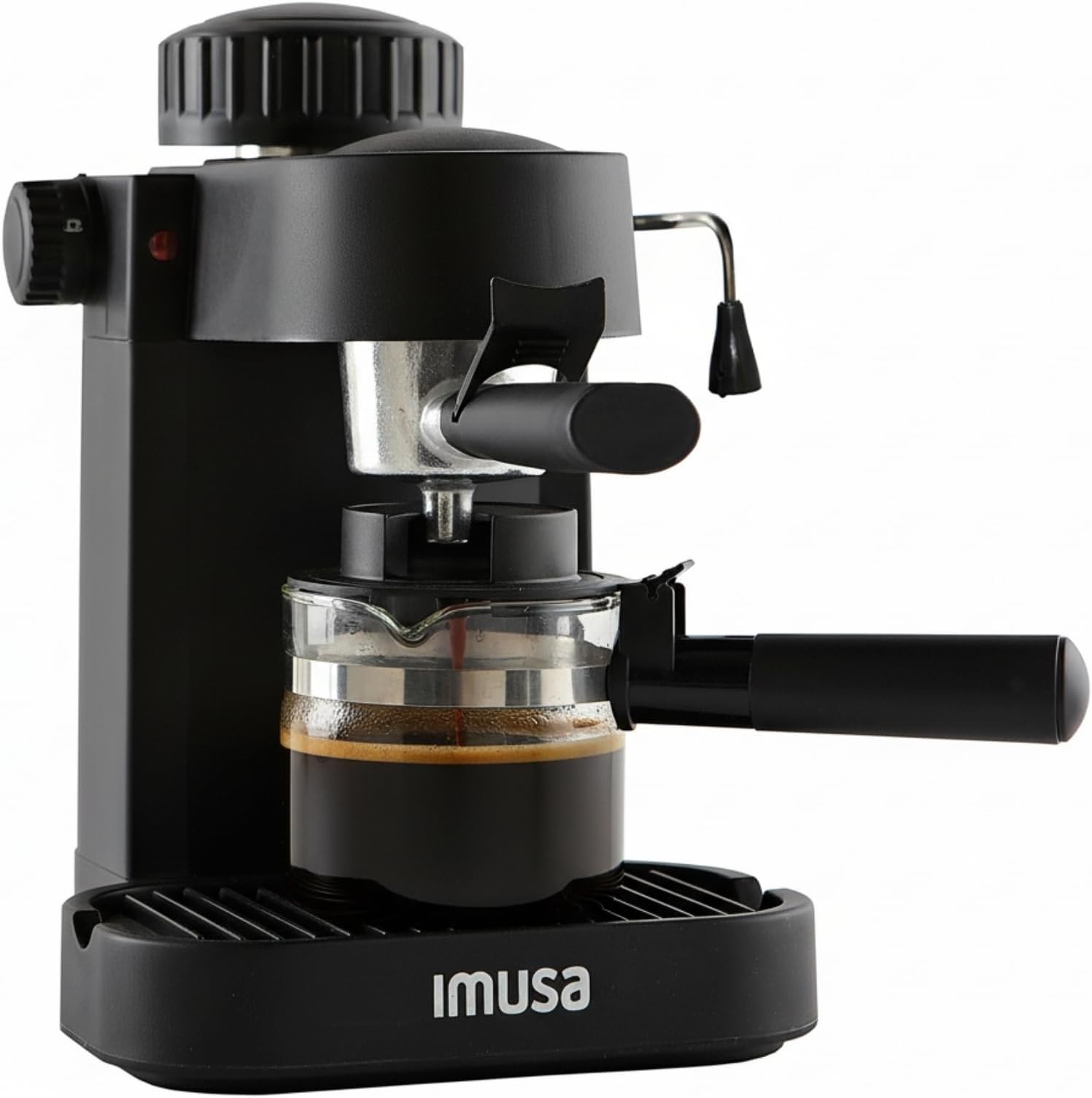 IMUSA GAU-18202 4 Cup Espresso/Cappuccino Maker, 120 Volt, Black