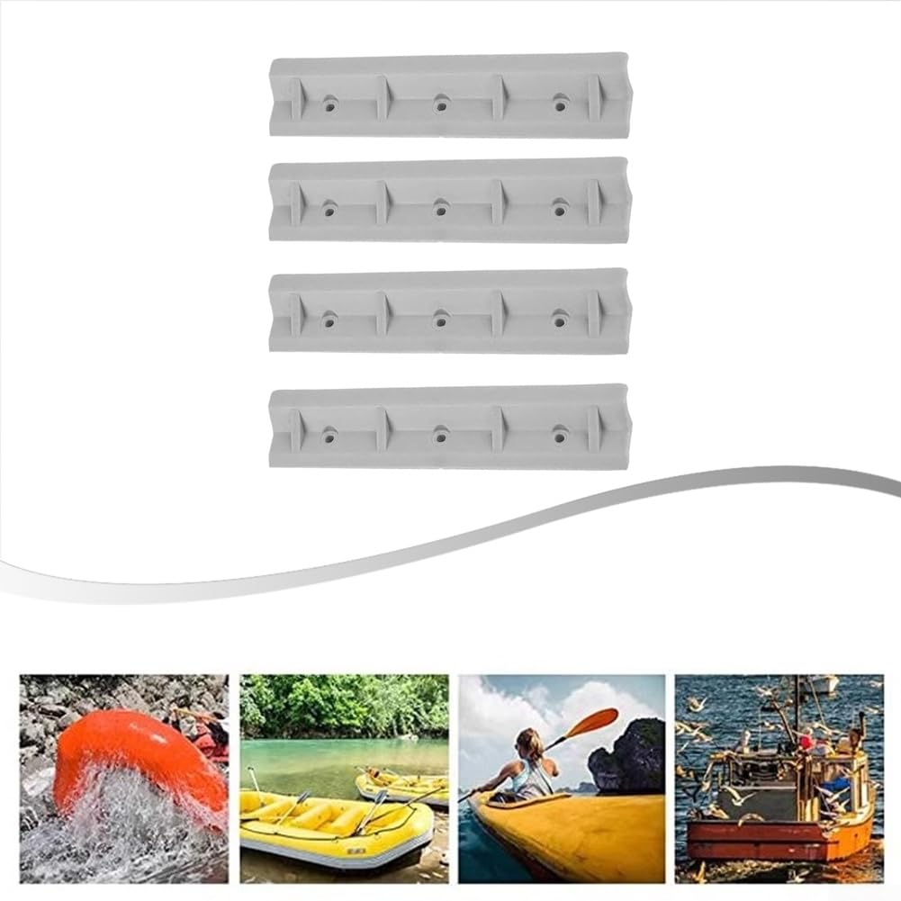 4pcs para kayak Seat Bracket Clip Hook for Inflatable Boat 4pcs(Gray)