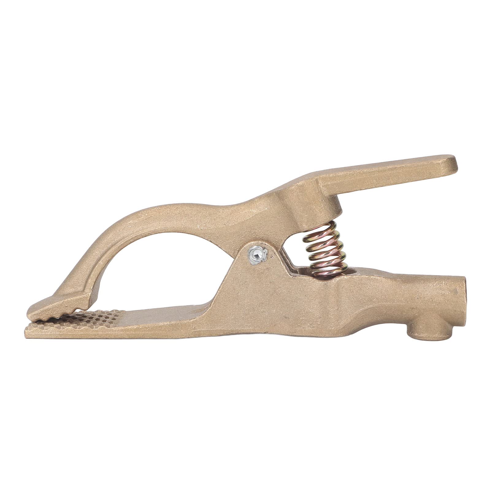 Welding Ground Clamp 35mm Brass Conductivity Oxidation Resistance 500A Clip for Welding Equipment with Large Opening and Strong Practicability, Applicable to Argon Arc