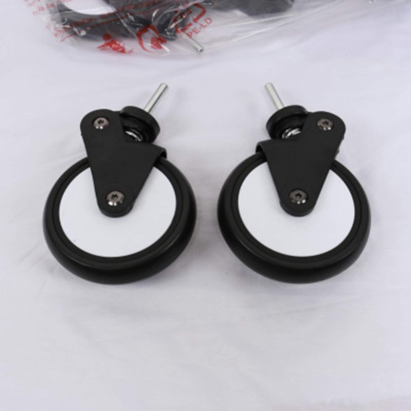 Ruedas giratorias de repuesto para cuna de bebé, ruedas giratorias compatibles con ruedas delanteras Yoyo