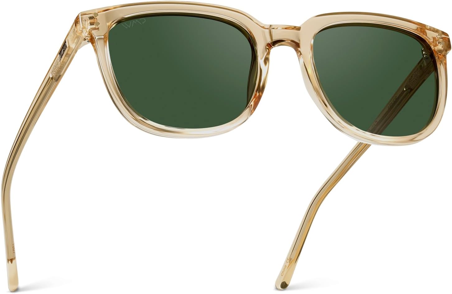 WearMe Pro Polarized Classic Retro Flat Square Unisex Sunglasses