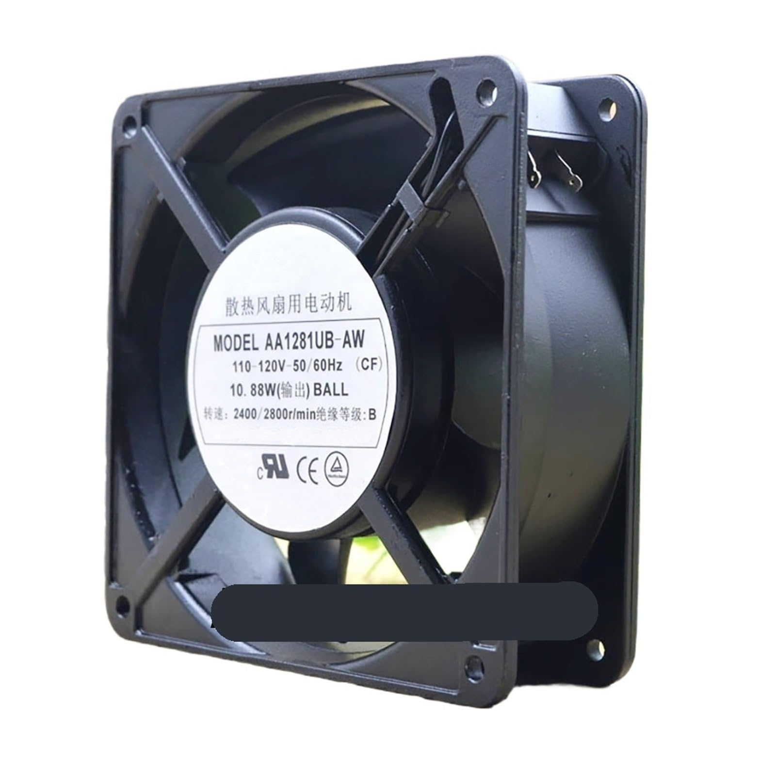 YLPWKMVZ AA1281UB-AW 110/120V 0.33/0.27A 120 * 120 * 38MM Cabinet Server Driver Axial Fan