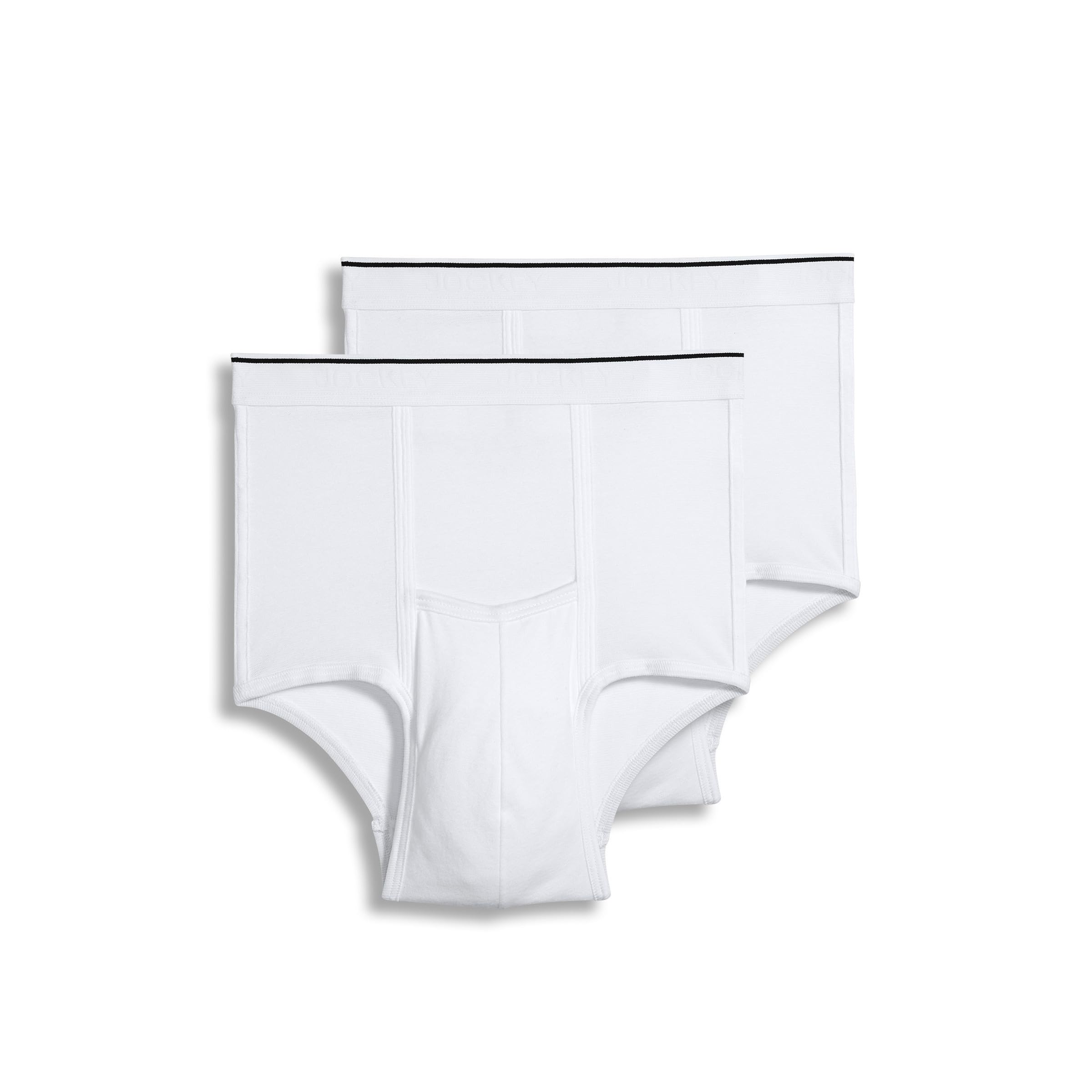 Jockey Men's Underwear Big Man Pouch Brief - 2 Pack