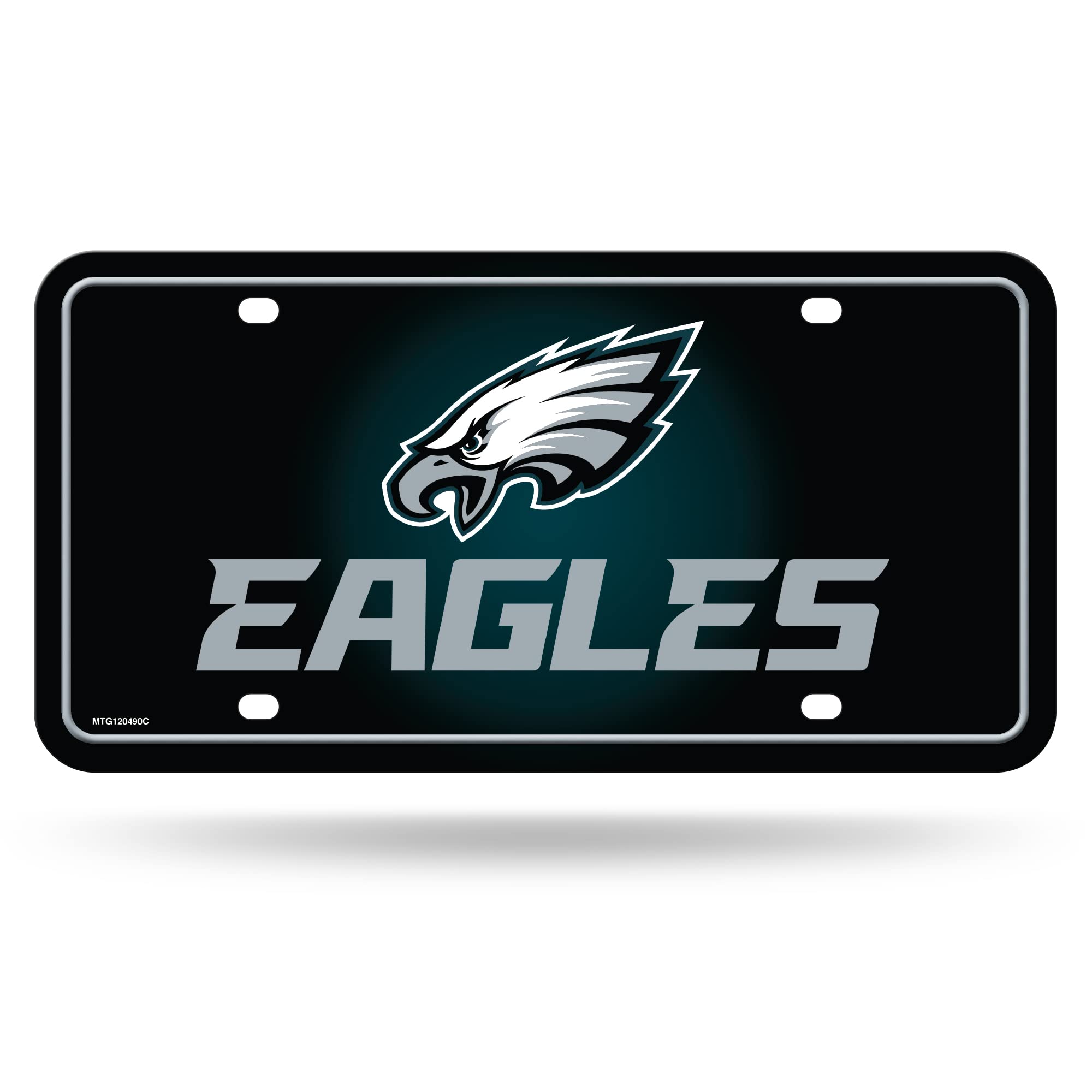 Rico Industries NFL Football Philadelphia Eagles Green Metal Tag, 12" x 6"