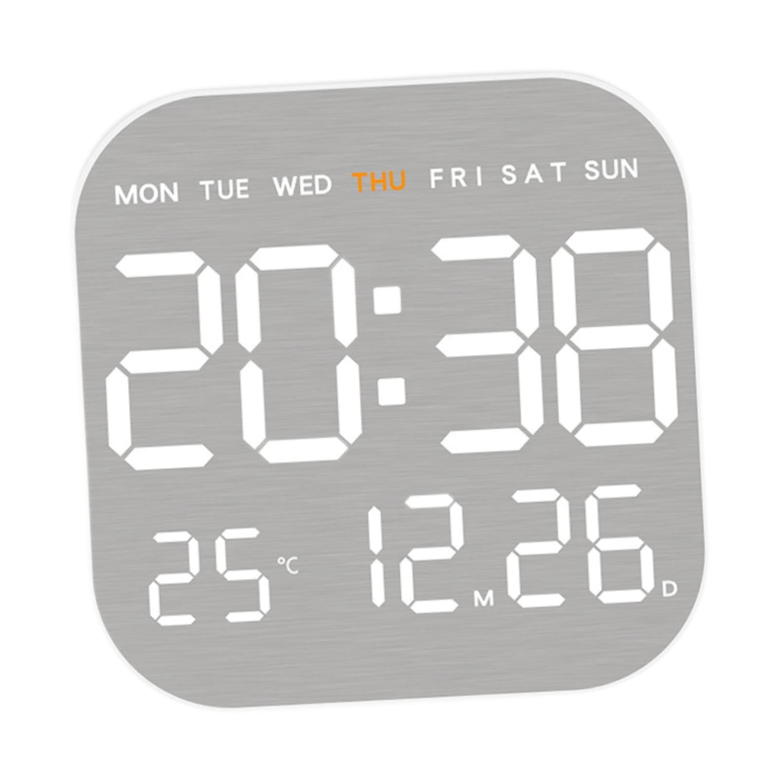 Réveil LED rectangulaire pour ne plus oublier la date exacte