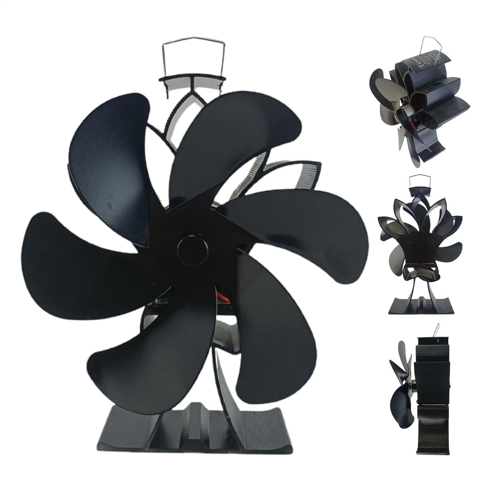Ventilatore per stufa a legna alimentato a calore, ventilatore | per caminetto a caldo - Ventilatore silenzioso - Ventilatore per , ventola termica, aria calda circolante,