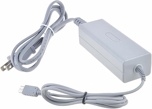 CJP-Geek Inicio Cargador De Pared Adaptador De Fuente De Alimentación Reemplazo Para Nintendo Wii U Gamepad Gris