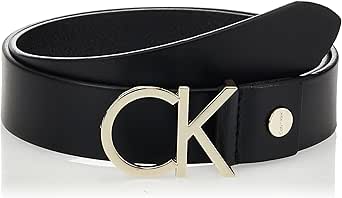Calvin Klein Damen Gürtel Ck Logo Belt Ledergürtel