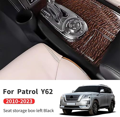 Miniatura 2 de Caja de almacenamiento para vasos de agua para Nissan Patrol Y62 2010-2023 2022 2021 2020 2019 2018, soporte para espacio de asiento, accesorios de