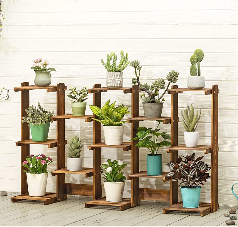 Beauty panda Teak Wood Indoor/Outdoor Flower Pot/Plant Stand/Gamla Stand Used for Home Garden Balcony Living Room Decor (3B13) (B09TY19V1R) Amazon Price History, Amazon Price Tracker