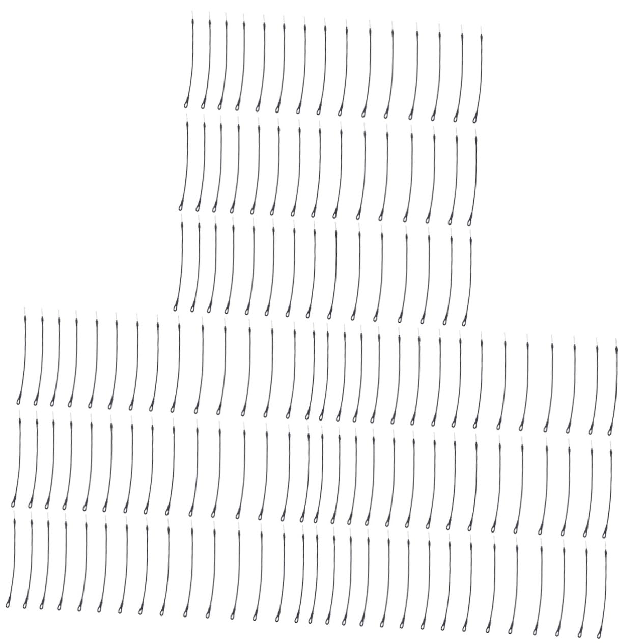 Lanière pour vêtements solide avec câble de sécurité pour étiquetage UKCOCO 150 pcs