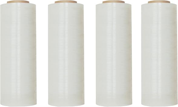 Office Depot Stretch Wrap Film, Cast, 18in. x 1500ft. Rolls, Clear, Pack of 4, 32012-OD
