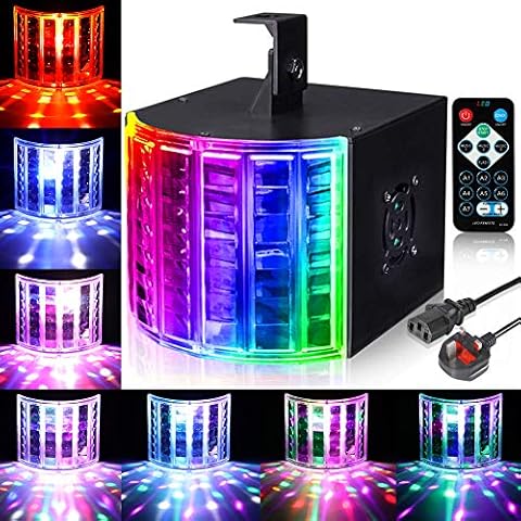 Litake Stage Lights, DJ Disco Light DMX512 Sound Actived Portable Party Lights with Remote Control for Dance Parties, Birthday, Wedding, Festival Cover