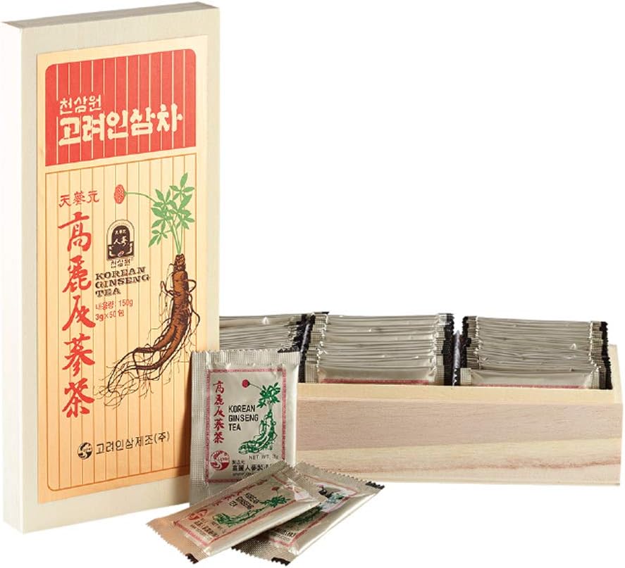 Korean Ginseng Tea - 30 x 3g Tea Bags boost energy