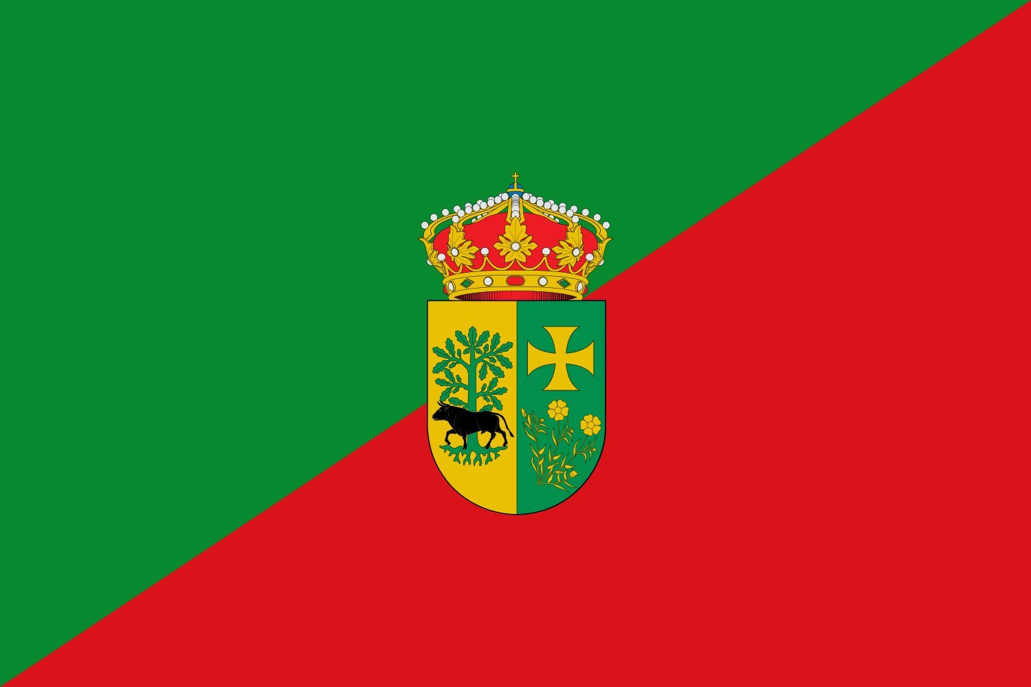 Drapeau Prádena del Rincón grand format pavillon extérieur pour mât