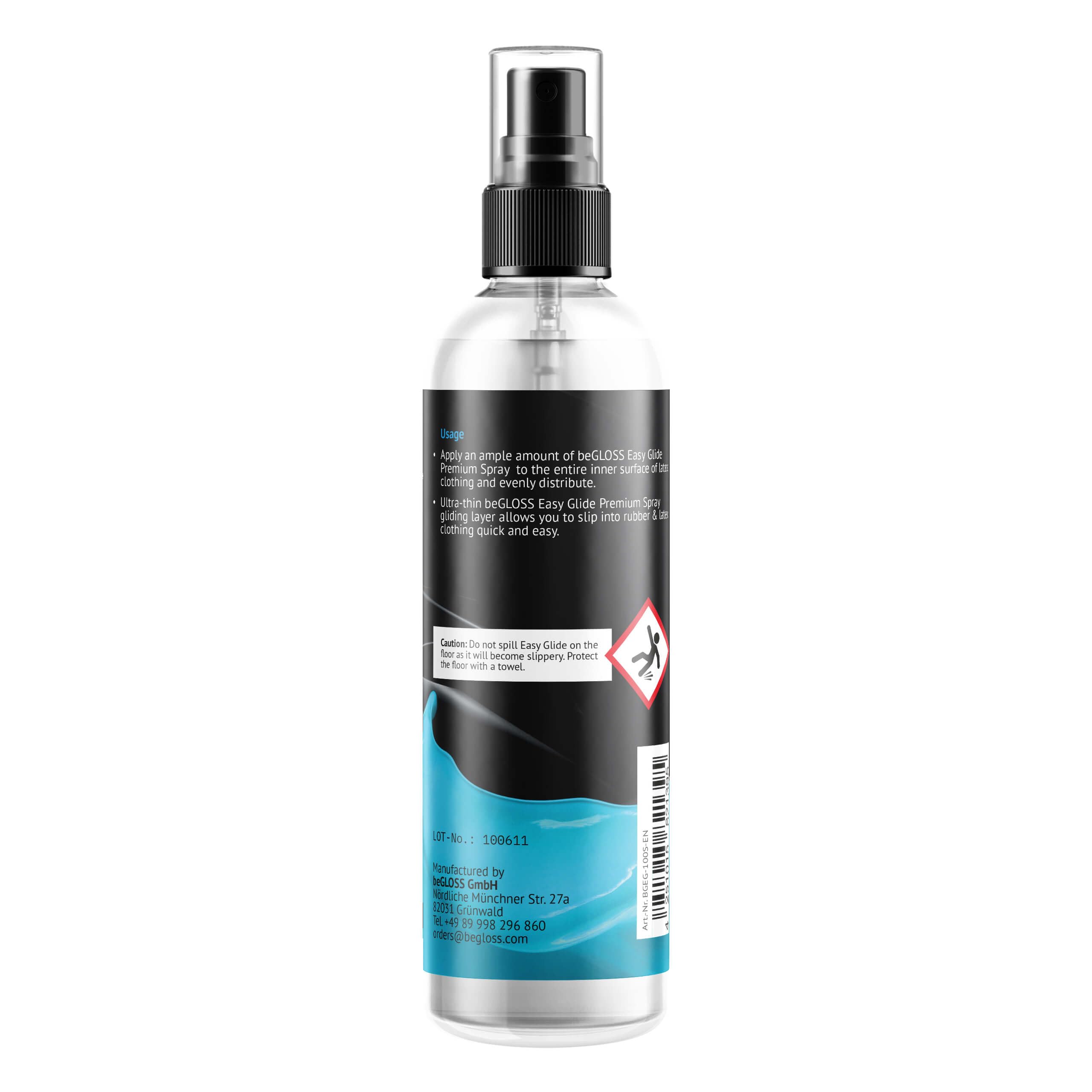 Latexpolitur Perfect Shine Premium Spray - Detergente especial de látex para lavado especial, paño de látex para limpiar