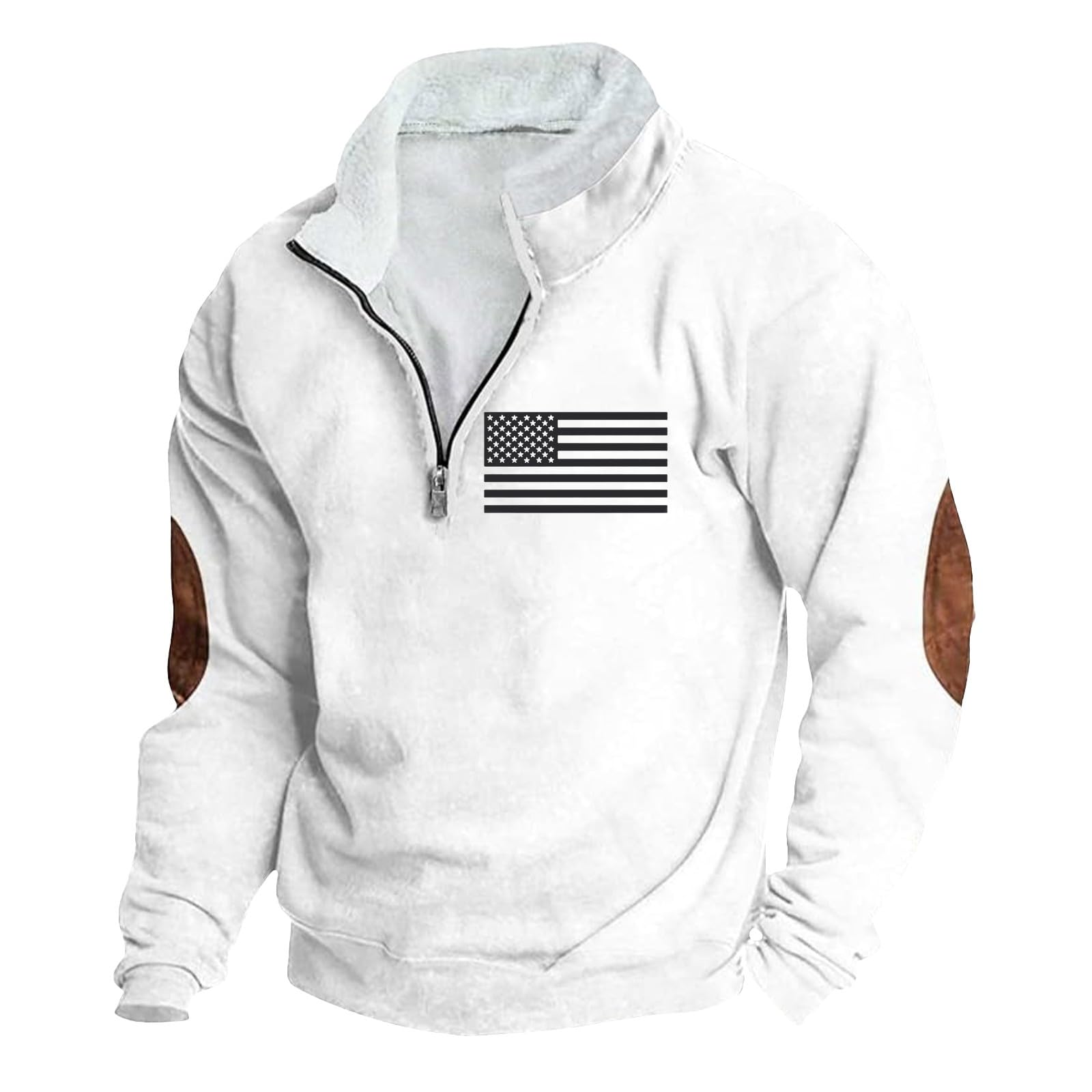 Mens Sweatshirts, Funny Christmas Pullover with 3D Effect, Loose Fit Long Sleeve Thermal Jumper, Casual Fleece Sweatshirts for Men, Xmas Sweatshirts for Men, Winter Clothing for Men