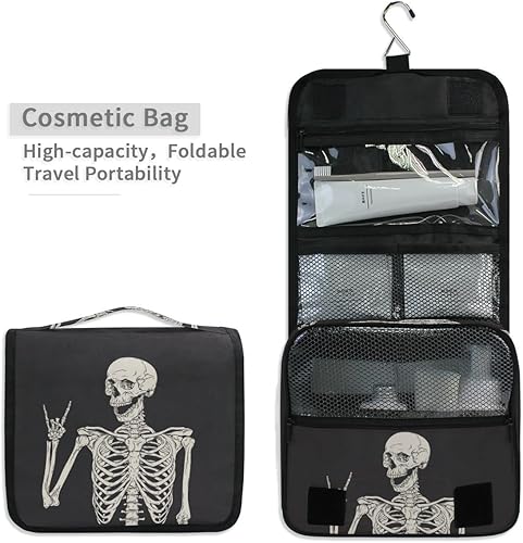 Miniatura 4 de Neceser colgante de viaje bolsa de maquillaje de gran capacidad estuche organizador de almacenamiento de cosméticos impermeable para kit de