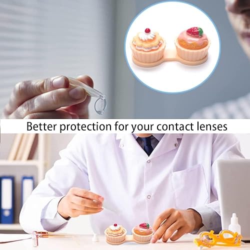 FEISIDUNWSF Lentes de contacto de coloresEstuche de lentes de contacto portátil Caja de soporte para lentes de contacto de moda Caja de lentes de FEISIDUNWSF Lentes de contacto de coloresEstuche de lentes de contacto portátil Caja de soporte para lentes de contacto de moda Caja de lentes de