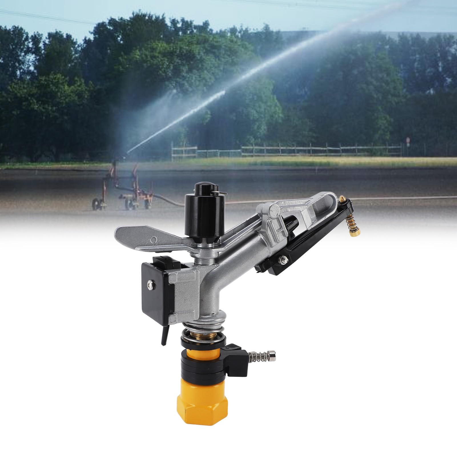 FNPT Testine per irrigazione per irrigazione Pistole per irrigazione a risparmio idrico Pistole per irrigazione rotanti automatiche a impatto per giardini, aiuole e frutteti