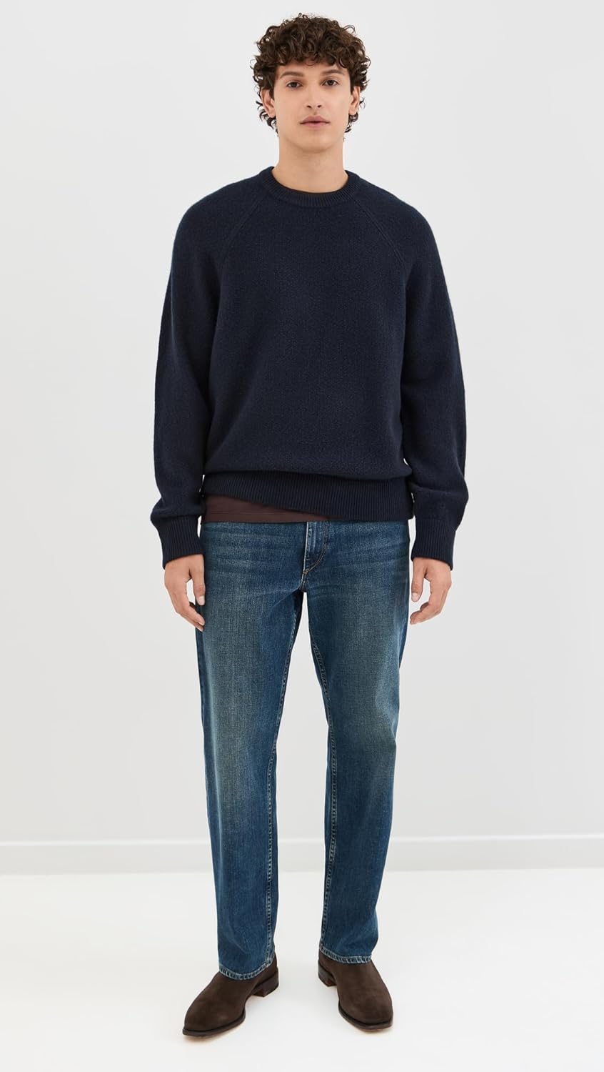 Vince Men's Micro Boucle Crew - Image 5